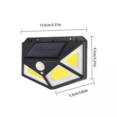 LED Solar Outdoor 3 Modes Motion Sensor Spotlight