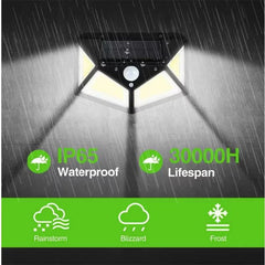 LED Solar Outdoor 3 Modes Motion Sensor Spotlight