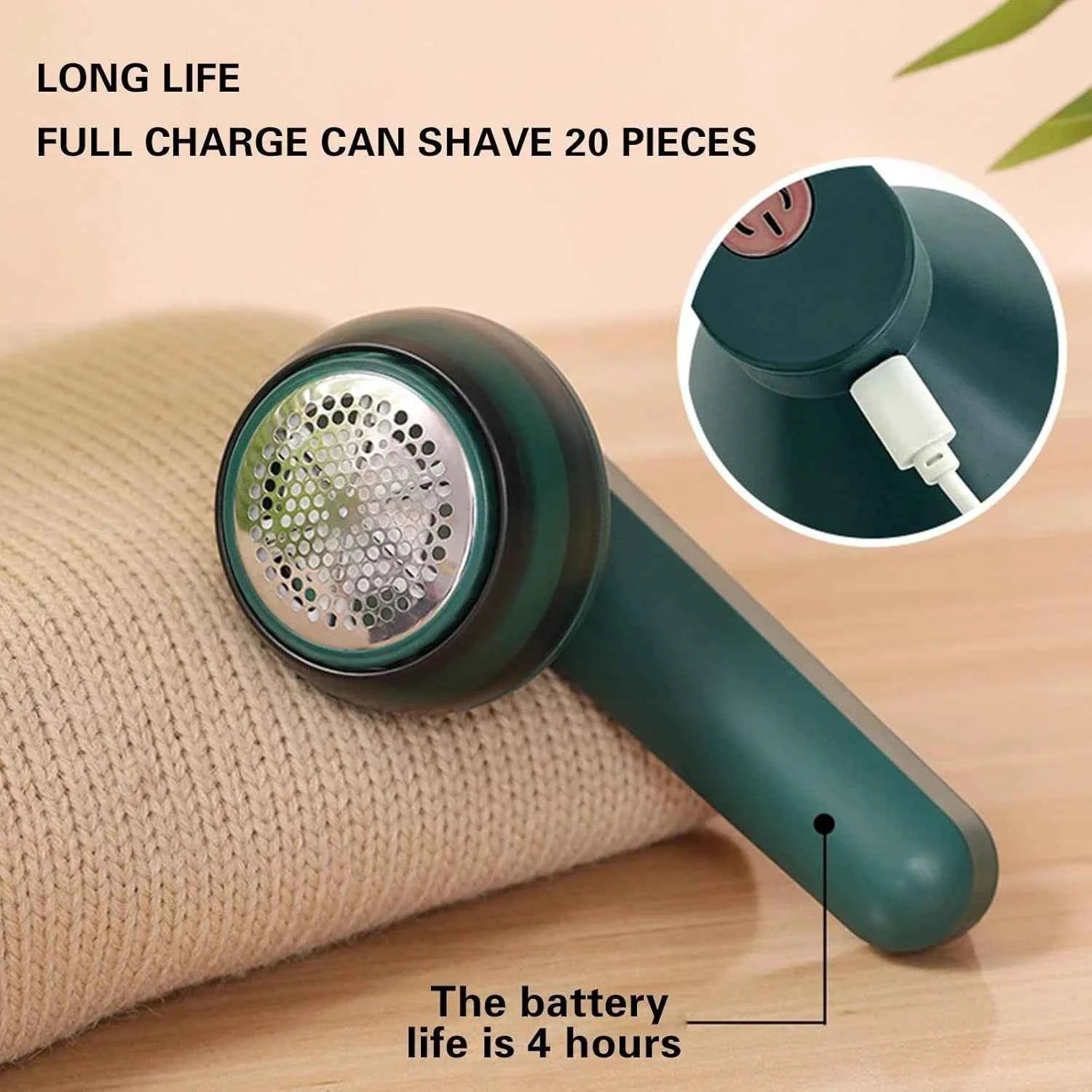 Rechargeable Clothing Lint Remover & Fabric Shaver