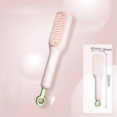 Self-cleaning Retractable Hairbrush