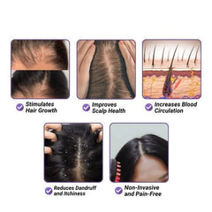 Hair Therapy LED Brush With Mist & Vibration